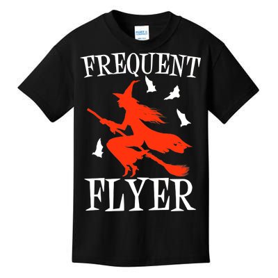 Frequent Flyer Witch Kids T-Shirt