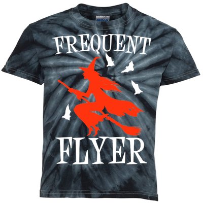 Frequent Flyer Witch Kids Tie-Dye T-Shirt