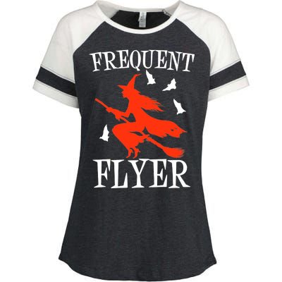 Frequent Flyer Witch Enza Ladies Jersey Colorblock Tee