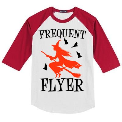 Frequent Flyer Witch Kids Colorblock Raglan Jersey