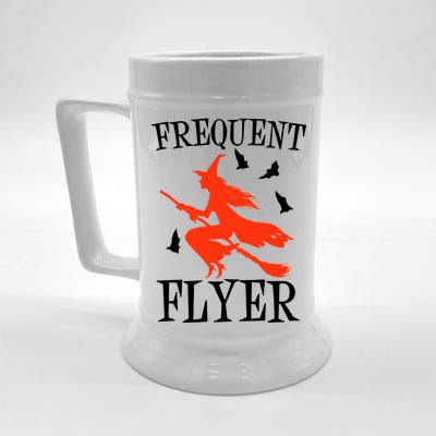 Frequent Flyer Witch Beer Stein