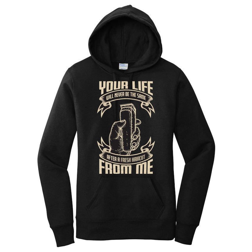Fresh Haircut Women's Pullover Hoodie
