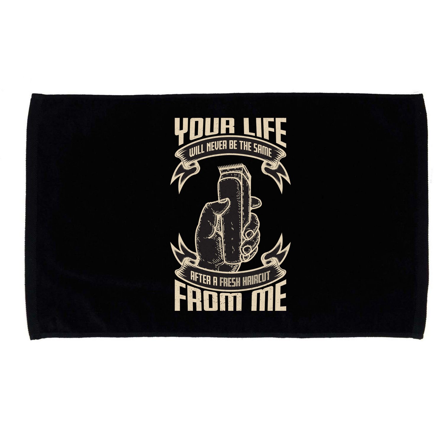 Fresh Haircut Microfiber Hand Towel