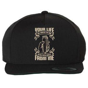 Fresh Haircut Wool Snapback Cap