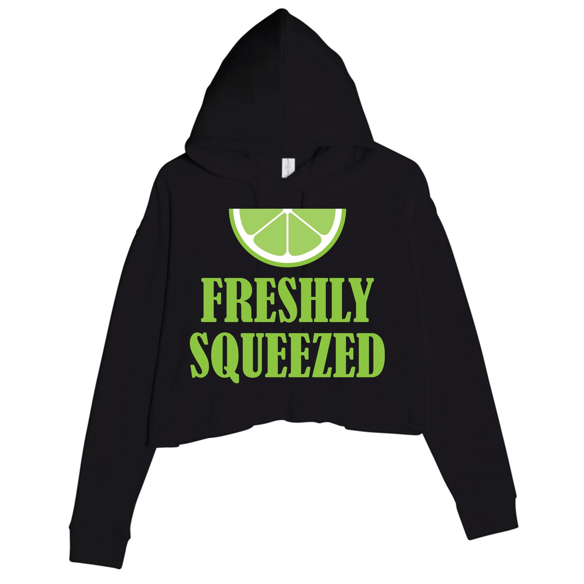 Freshly Squeezed Crop Fleece Hoodie