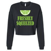 Freshly Squeezed Cropped Pullover Crew