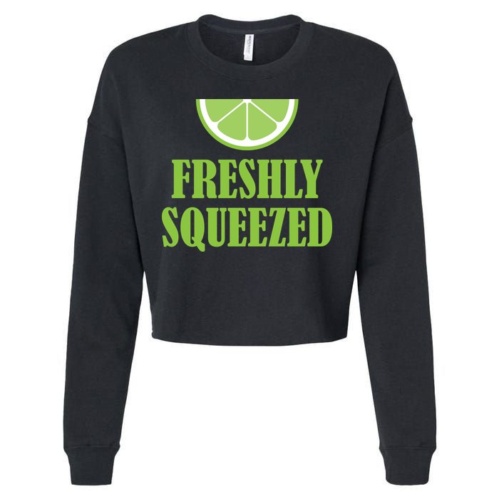 Freshly Squeezed Cropped Pullover Crew