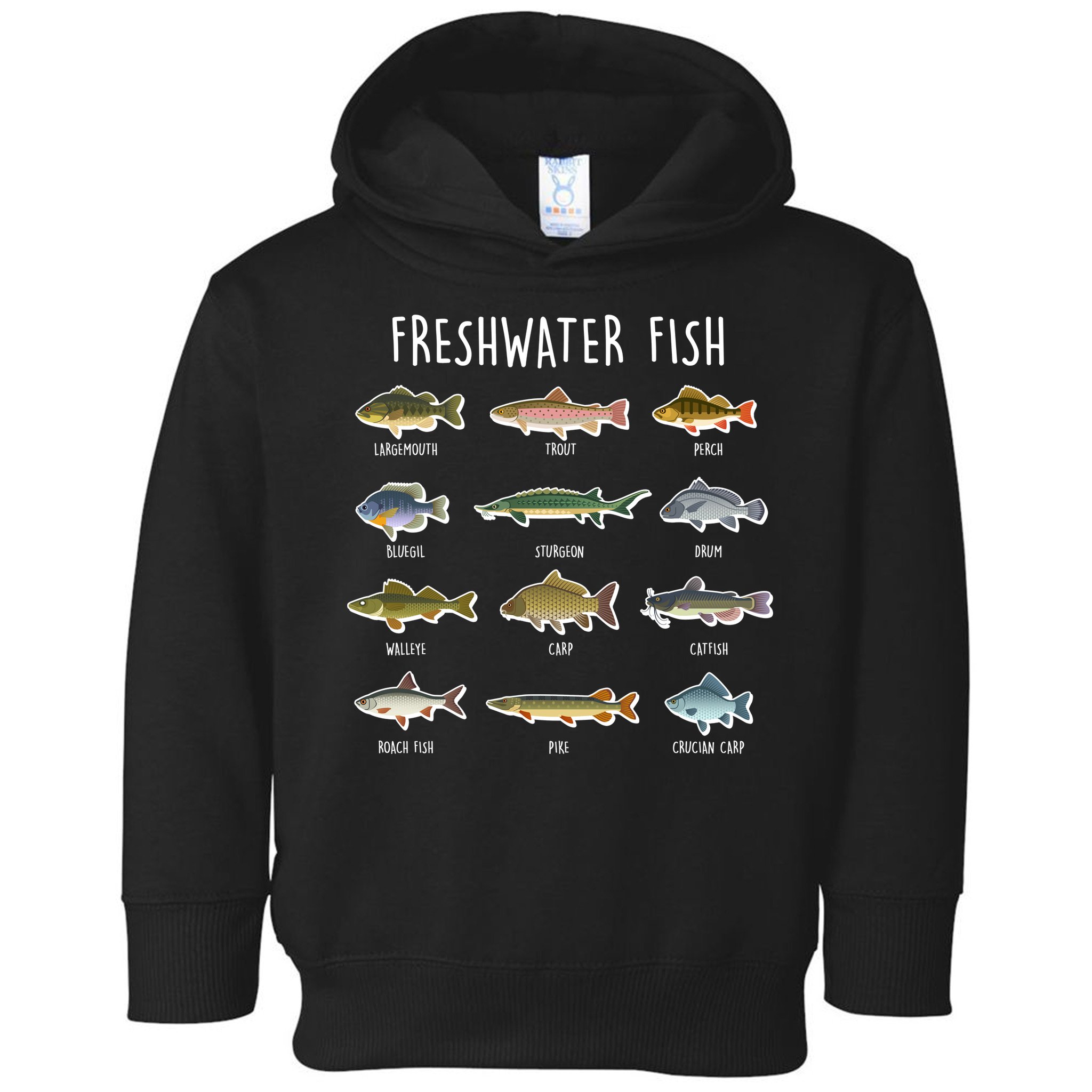 Freshwater Fish - 100 Different Types Toddler Hoodie