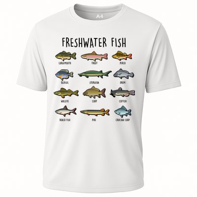 Freshwater Fish - 100 Different Types Performance Shirt