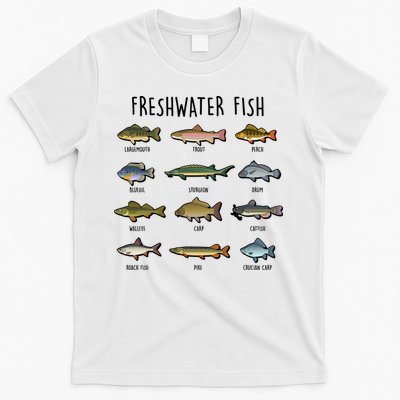 Freshwater Fish - 100 Different Types T-Shirt
