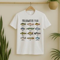 Freshwater Fish - 100 Different Types T-Shirt