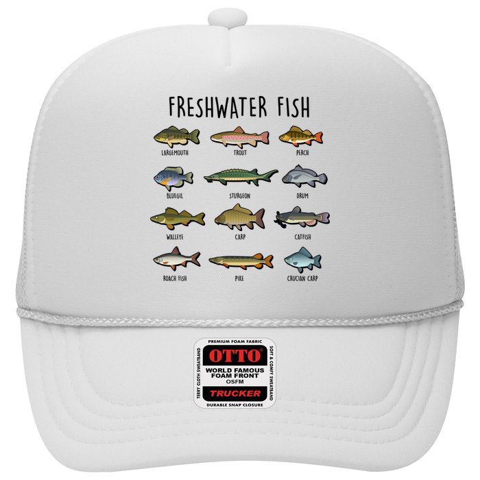 Freshwater Fish - 100 Different Types Trucker Hat