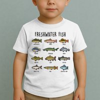 Freshwater Fish - 100 Different Types Toddler T-Shirt