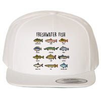 Freshwater Fish - 100 Different Types Wool Snapback Cap