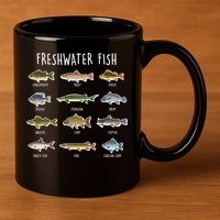 Freshwater Fish 11oz C Handle Ceramic Mug