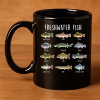 Freshwater Fish 11oz C Handle Ceramic Mug