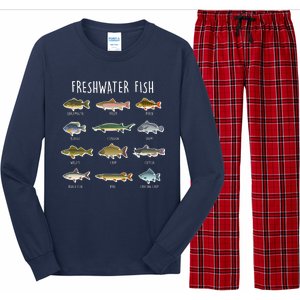 Freshwater Fish Long Sleeve Pajama Set