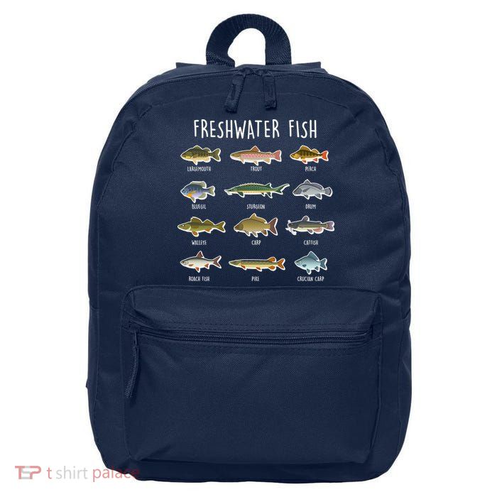 Freshwater Fish 16 in Basic Backpack