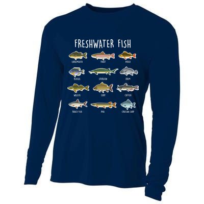 Freshwater Fish Cooling Performance Long Sleeve Crew