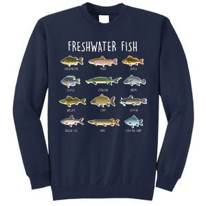 Freshwater Fish Tall Sweatshirt