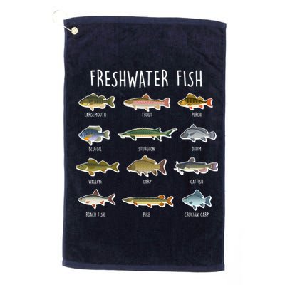 Freshwater Fish Platinum Collection Golf Towel