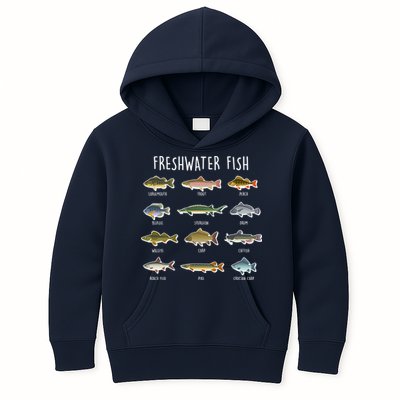 Freshwater Fish Kids Hoodie