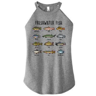 Freshwater Fish Women’s Perfect Tri Rocker Tank