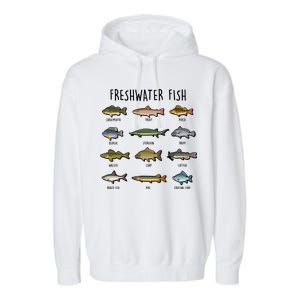 Freshwater Fish Garment-Dyed Fleece Hoodie