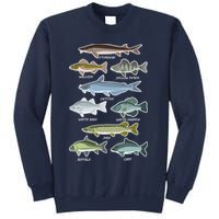 Freshwater Fish Types Fishing Sweatshirt