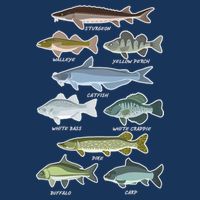 Freshwater Fish Types Fishing Sweatshirt