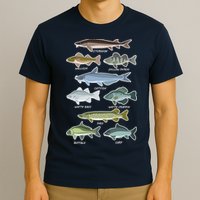 Freshwater Fish Types Fishing T-Shirt