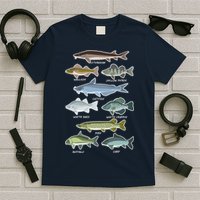 Freshwater Fish Types Fishing T-Shirt