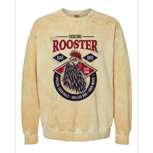 Fighting Rooster Colorblast Crewneck Sweatshirt