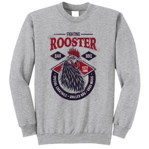 Fighting Rooster Tall Sweatshirt