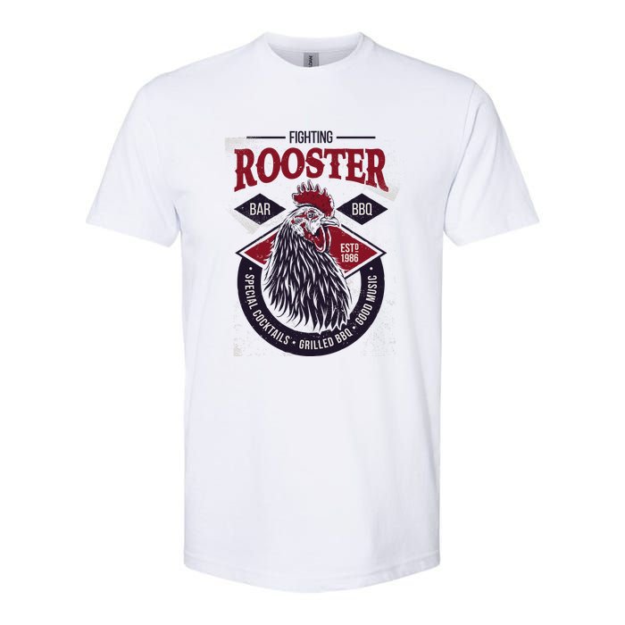 Fighting Rooster Softstyle CVC T-Shirt