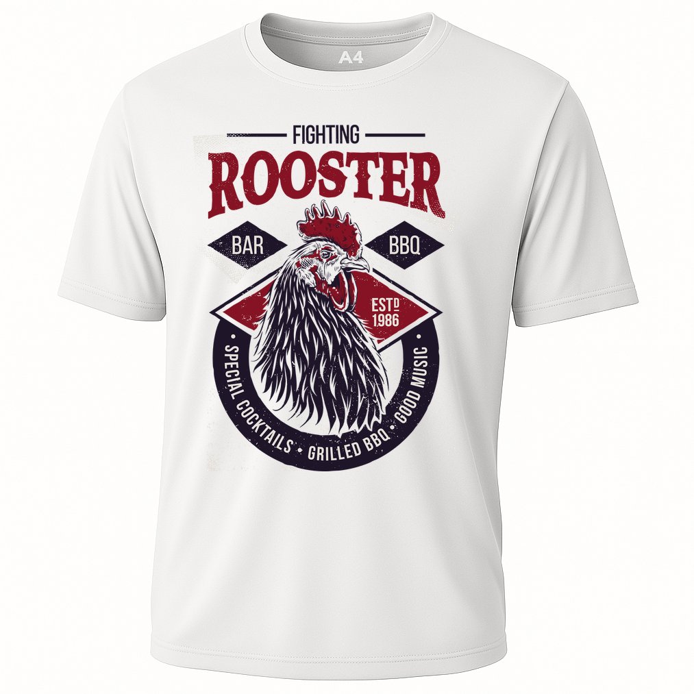 Fighting Rooster Cooling Performance Crew T-Shirt