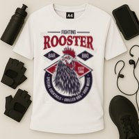 Fighting Rooster Cooling Performance Crew T-Shirt