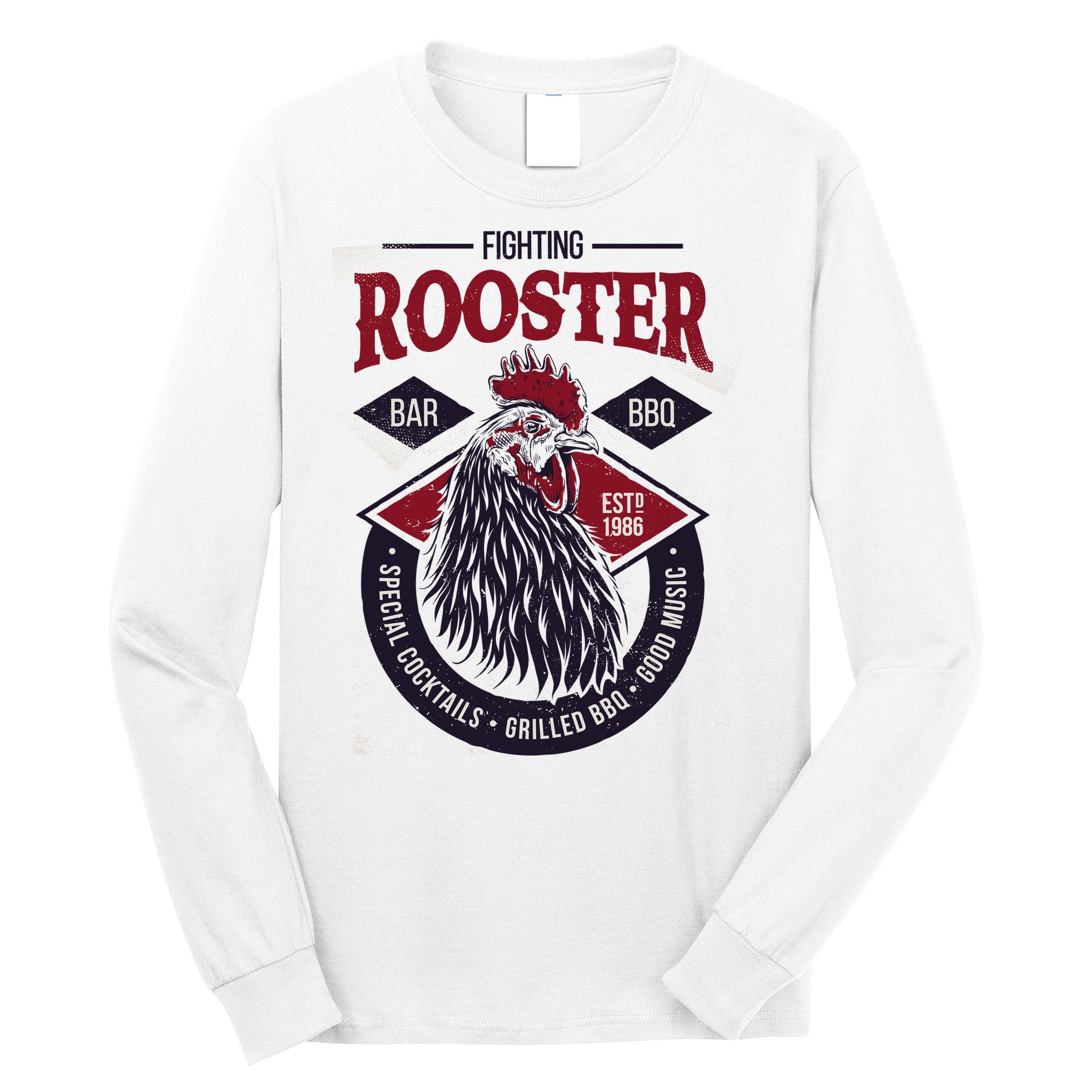 Fighting Rooster Long Sleeve Shirt