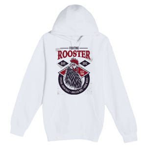 Fighting Rooster Premium Pullover Hoodie