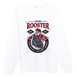 Fighting Rooster Premium Crewneck Sweatshirt