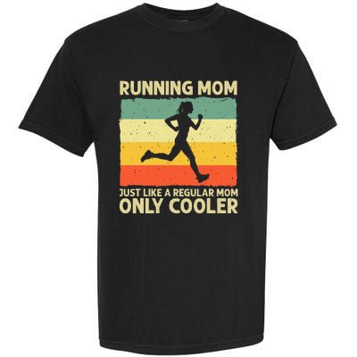 Funny Running For Mom Marathoner Runner Coach Racing Garment-Dyed Heavyweight T-Shirt