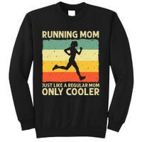 Funny Running For Mom Marathoner Runner Coach Racing Sweatshirt