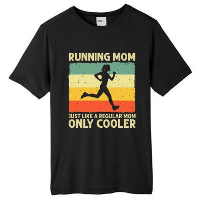 Funny Running For Mom Marathoner Runner Coach Racing Tall Fusion ChromaSoft Performance T-Shirt