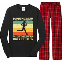 Funny Running For Mom Marathoner Runner Coach Racing Long Sleeve Pajama Set