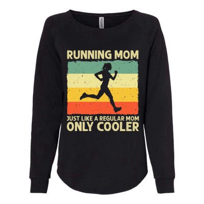 Funny Running For Mom Marathoner Runner Coach Racing Womens California Wash Sweatshirt