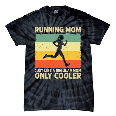 Funny Running For Mom Marathoner Runner Coach Racing Tie-Dye T-Shirt