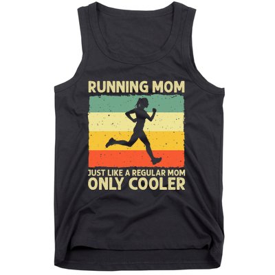 Funny Running For Mom Marathoner Runner Coach Racing Tank Top