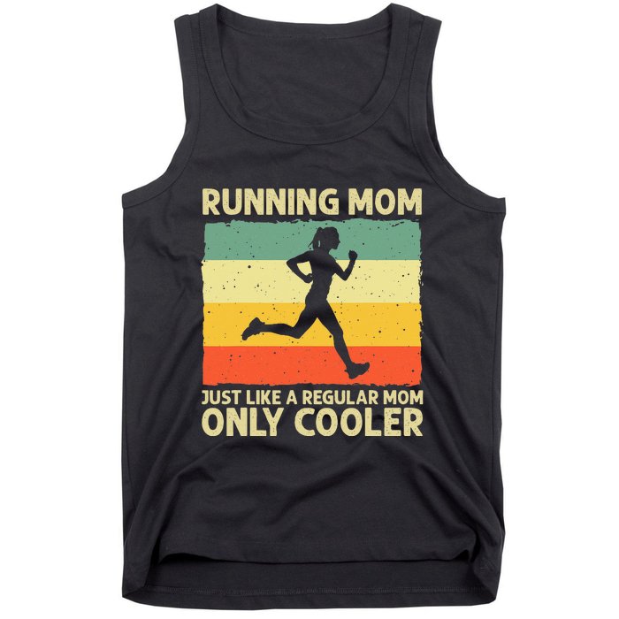 Funny Running For Mom Marathoner Runner Coach Racing Tank Top