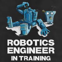 Funny Robot For Robotics Engineer In Training Knit Cap Winter Beanie
