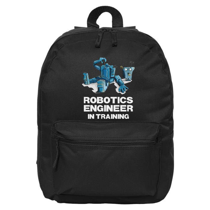 Funny Robot For Robotics Engineer In Training 16 in Basic Backpack